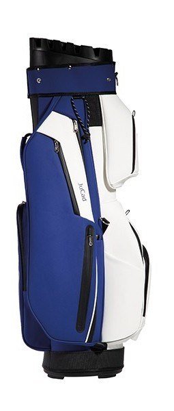 JuCad First Class Revolution cart bag, azul real/blanco