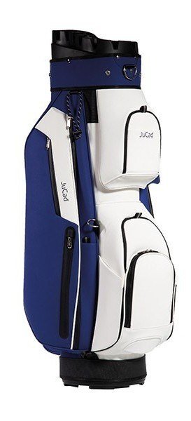 JuCad First Class Revolution cart bag, azul real/blanco