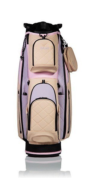 JuCad First Class cart bag, beige/lila/rosa