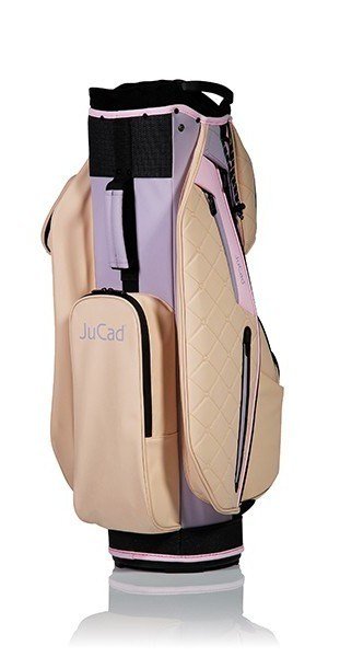 JuCad First Class cart bag, beige/lila/rosa