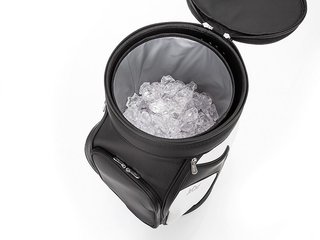 JuCad Jucad stool with cooler, negro/blanco