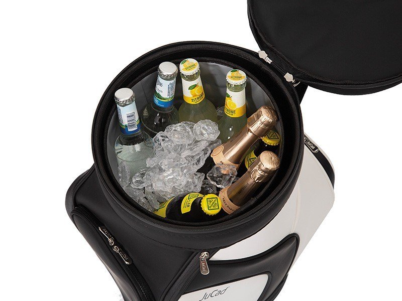 JuCad Jucad stool with cooler, negro/blanco
