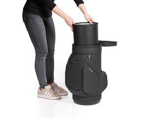 JuCad Jucad stool with cooler, negro/blanco