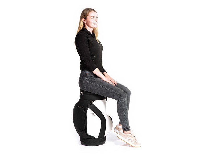 JuCad Jucad stool with cooler, negro/blanco