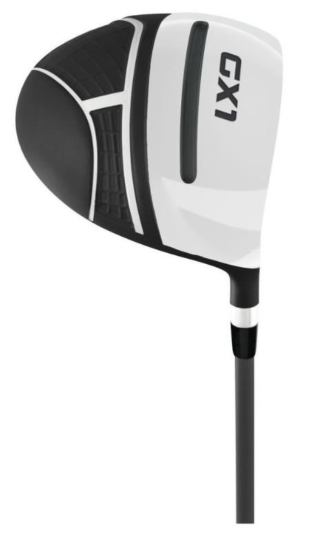 Masters GX1 Gts set de golf para hombre, grafito, + bolsa stand, negro/gris/blanco