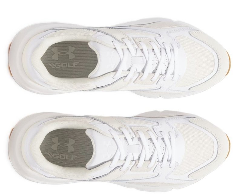 Under Armour Forge 96 unisex golf shoes, white/stone