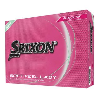 Srixon Soft Feel Lady pelotas de golf para mujer, rosas