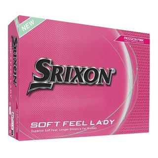 Srixon Soft Feel Lady pelotas de golf para mujer, rosas