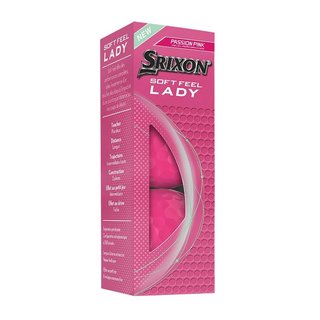 Srixon Soft Feel Lady pelotas de golf para mujer, rosas