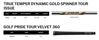Cleveland RTZ Tour Satin wedge, acero