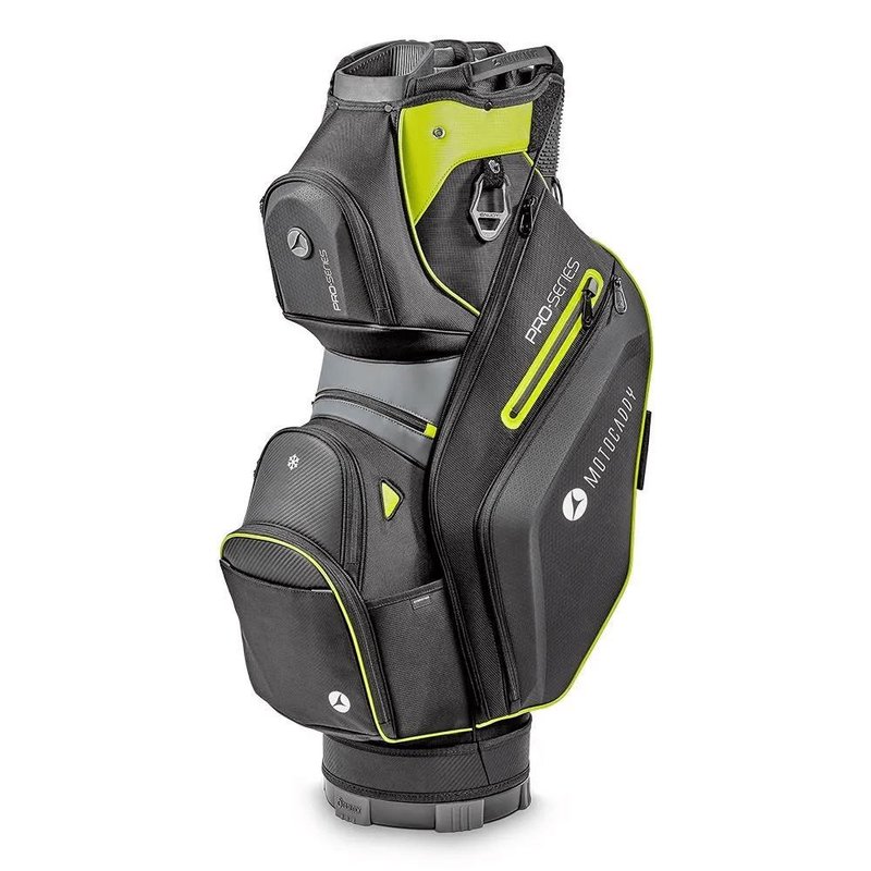 Motocaddy Pro-Series cart bag, negro/lima