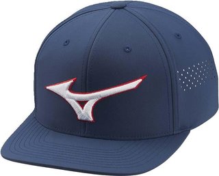 Mizuno Tour Flat Snapback gorra de hombre, navy
