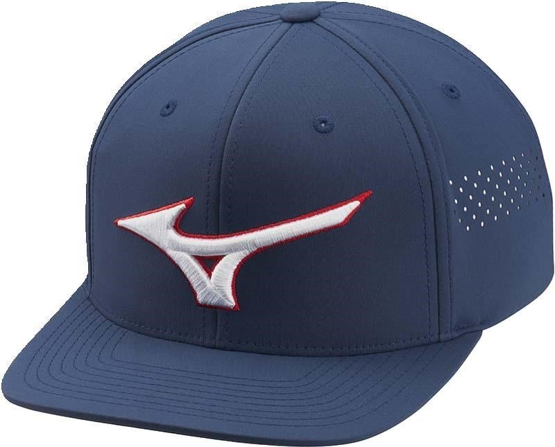 Mizuno Tour Flat Snapback gorra de hombre, navy