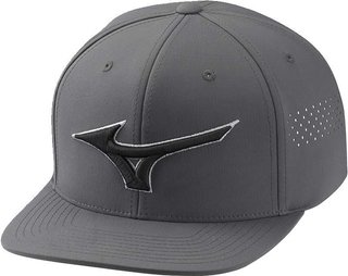 Mizuno Tour Flat Snapback gorra de hombre, dark charcoal