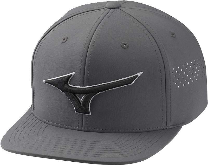 Mizuno Tour Flat Snapback gorra de hombre, dark charcoal