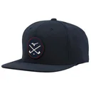 Mizuno Crossed Clubs Snapback gorra de golf, navy