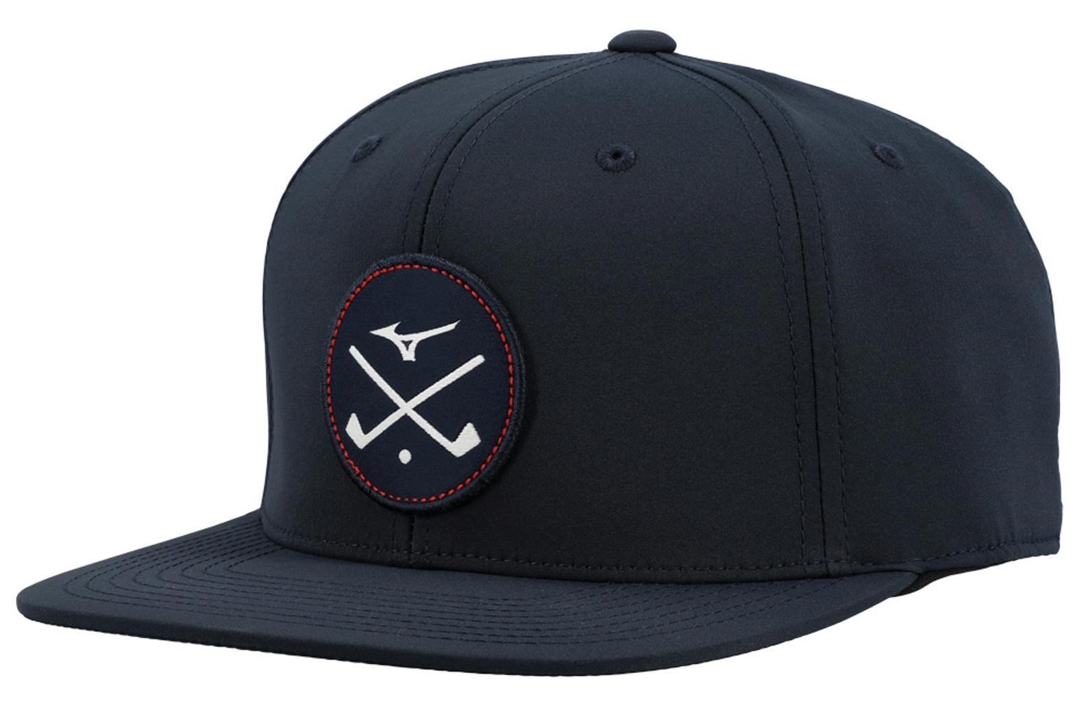 Mizuno Crossed Clubs Snapback gorra de golf, navy