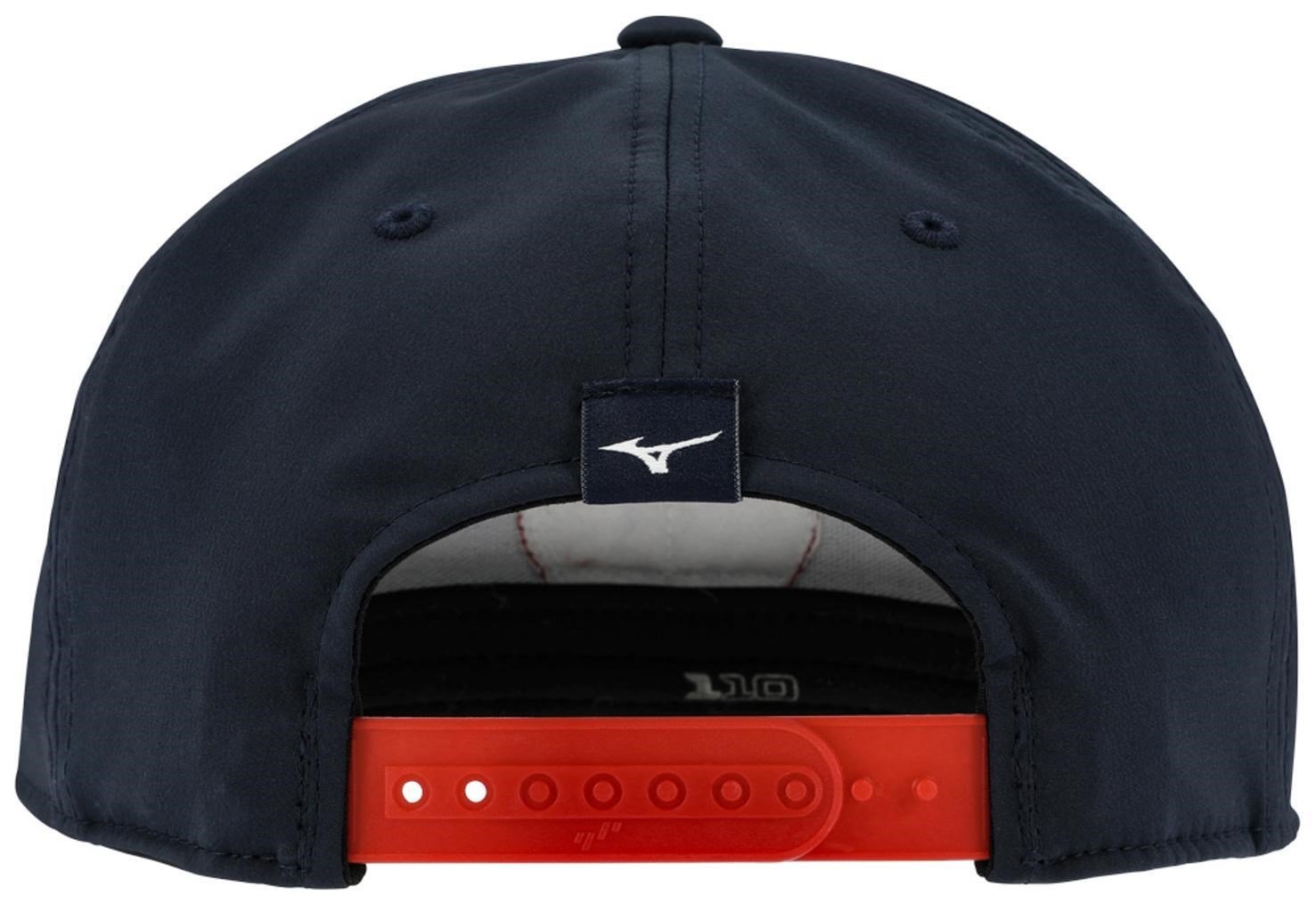 Mizuno Crossed Clubs Snapback gorra de golf, navy