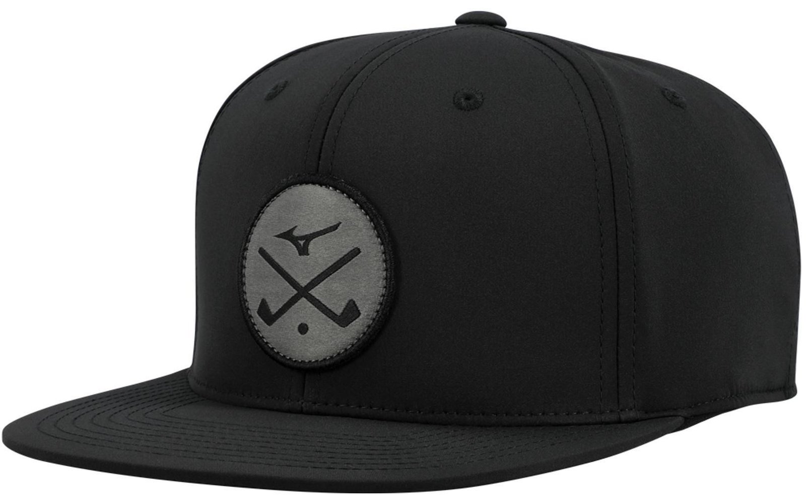 Mizuno Crossed Clubs Snapback gorra de golf, negra
