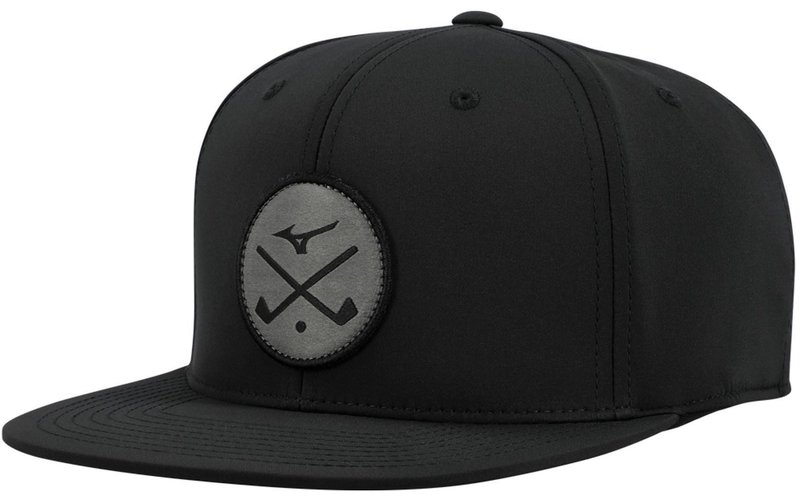 Mizuno Crossed Clubs Snapback gorra de golf, negra