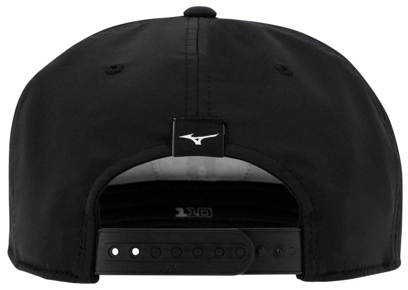 Mizuno Crossed Clubs Snapback gorra de golf, negra