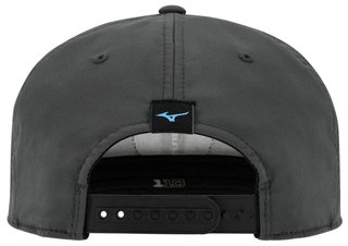 Mizuno Crossed Clubs Snapback gorra de golf, carbón