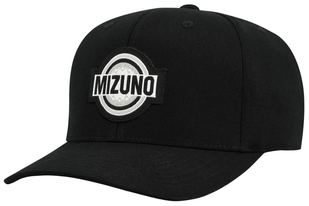 Mizuno Patch Snapback gorra de hombre, negra