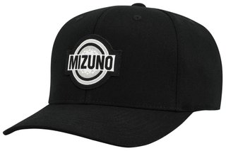 Mizuno Patch Snapback gorra de hombre, negra