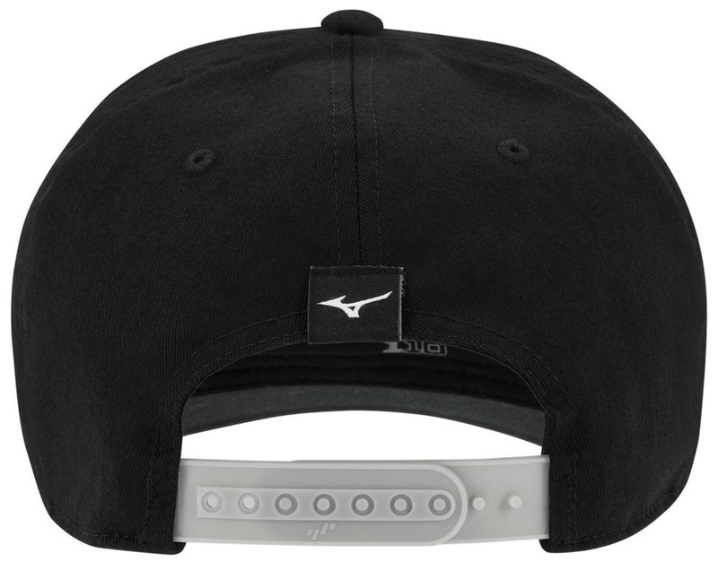 Mizuno Patch Snapback gorra de hombre, negra