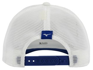 Mizuno Crossed Clubs Meshback gorra de hombre, blanca