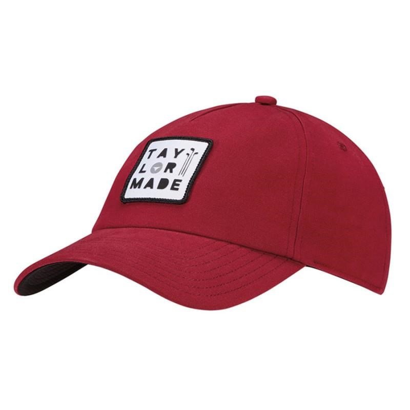 TaylorMade 5 panel gorra de golf, roja