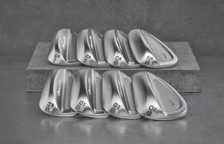 Mizuno Pro T-3 Soft White Satin wedge, acero