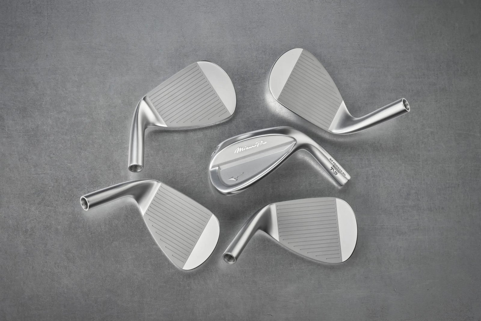 Mizuno Pro T-3 Soft White Satin wedge, acero