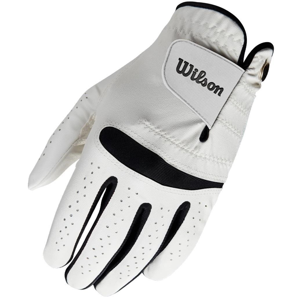 Wilson Feel Plus guante de golf para hombre, blanco