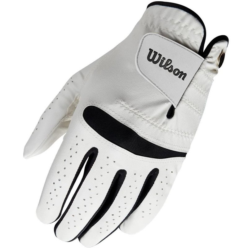 Wilson Feel Plus guante de golf para hombre, blanco