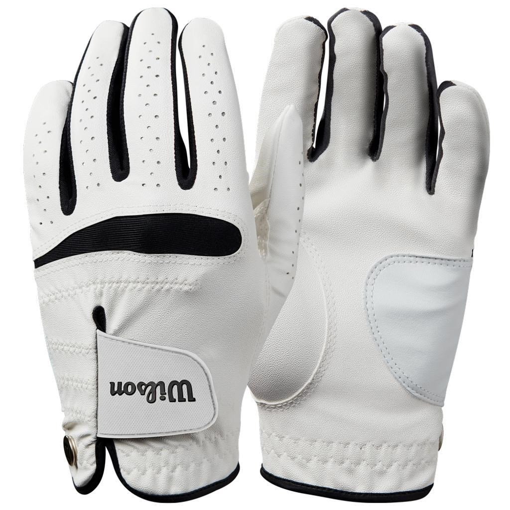 Wilson Feel Plus guante de golf para hombre, blanco
