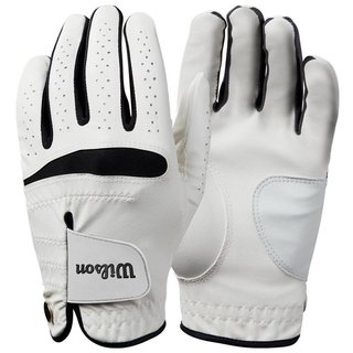 Wilson Feel Plus guante de golf para hombre, blanco