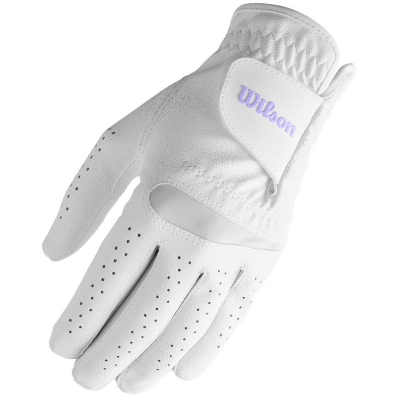 Wilson Feel Plus guante de golf para mujer, blanco
