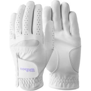 Wilson Feel Plus guante de golf para mujer, blanco