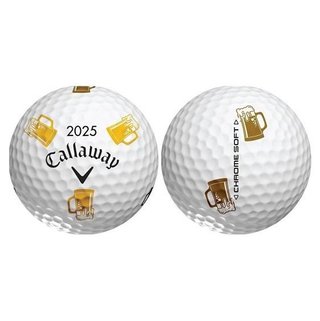 Callaway Chrome Soft Truvis BEER Limited Edition pelotas de golf 2025