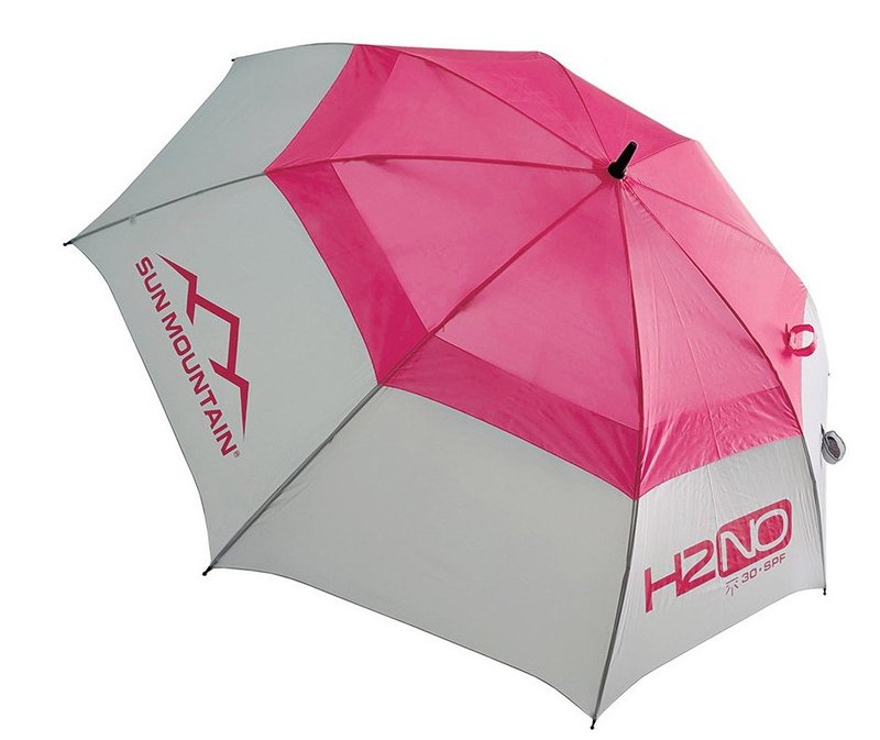 Sun Mountain H2NO 30SPF paraguas 68", rosa/cadete