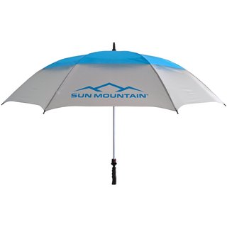 Sun Mountain H2NO 30SPF paraguas 68", surf/cadet, azul claro