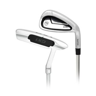 Masters GX1 Gts golf set de hombre, acero, + stand bag, negro/gris/blanco