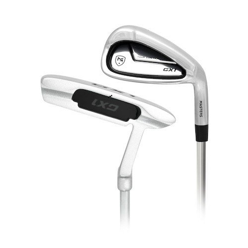 Masters GX1 Gts golf set de hombre, acero, + stand bag, negro/gris/blanco