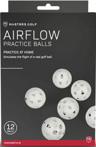 Masters Airflow XP pelotas de golf de práctica (12 pelotas)
