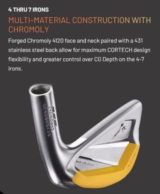 Mizuno JPX 925 Forged hierros de hombre, acero