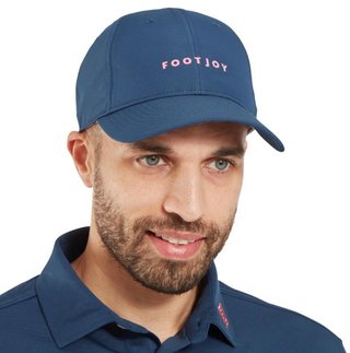 FootJoy Fashion gorra de golf para hombre, dark denim/pink lemonade