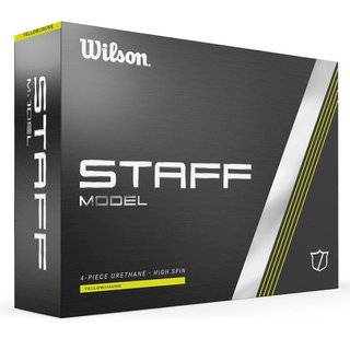 Wilson Staff Model pelotas de golf 2025, amarillas