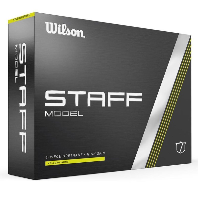 Wilson Staff Model pelotas de golf 2025, amarillas