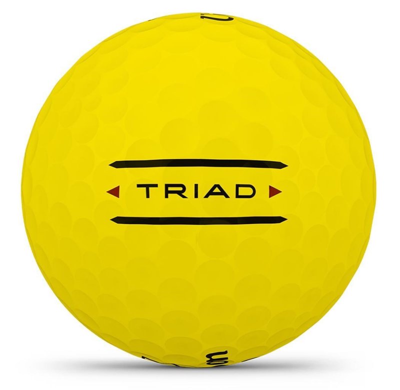 Wilson Triad pelotas de golf 2025 (12 pelotas), amarillas